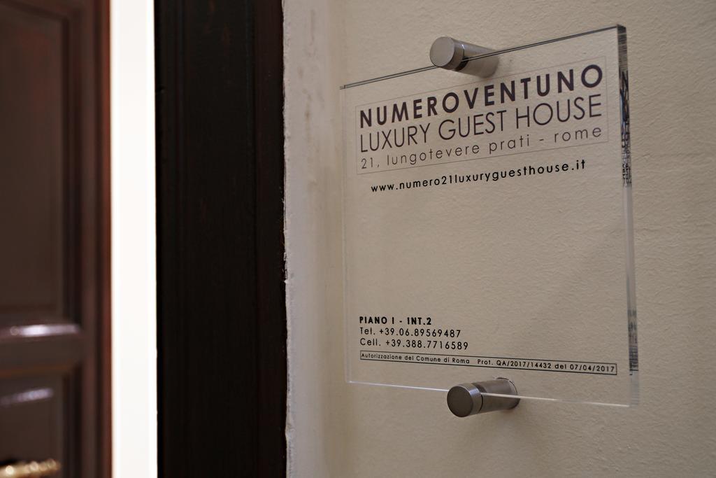 Numero 21 Luxury Guest House Rom Exterior foto